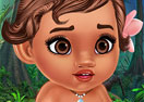 Baby Moana Face Art