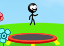 Trampoline Stickman