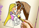 Play Goldie Princess Coloring Book
