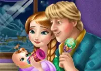 Anna & Kristoff Baby Feeding