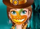 Anna Halloween Face Art