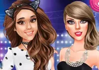 Jogar Ariana and Taylor at Music Awards