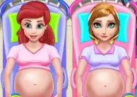 Jogar Ariel And Anna Baby Birth - Meninas