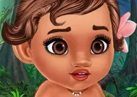 Baby Moana Face Art