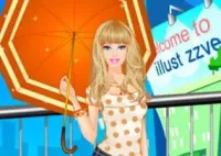 Jogar Barbie In The Rain Dress Up