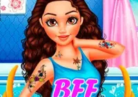 Jogar BFF Princess Tatoo Shop - Meninas