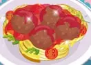 Cooking Spaghetti Meatball