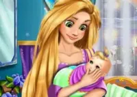 Jogar Rapunzel Baby Caring - Bebês
