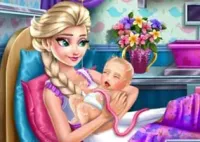 Jogar Frozen Elsa Birth Caring