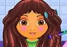 Jogar Cute Dora Hair Cuts - Desenhos Animados