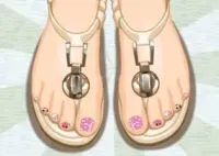 Jogar Toe Nail Design - Manicure