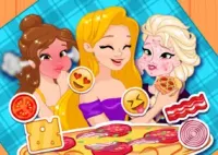 Disney Princesses Pizza Party