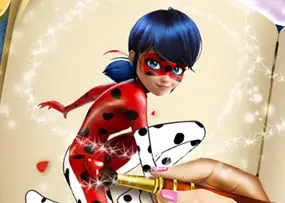 Dotted Girl Coloring Book