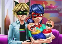 Jogar Dotted Girl Family Day - Bebês