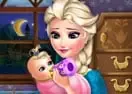 Jogar Elsa Frozen Baby Feeding - Bebês
