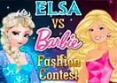 Jogar Elsa vs Barbie Fashion Contest