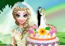 Elsa's Wedding Cake Cooking