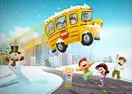 Winter Bus Parking School