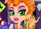 Jogar Howleen Wolf Hair Spa and Facial - Monster High