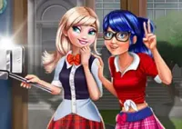 Jogar Ladybug Elsa College Fashion