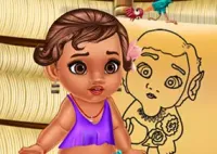Jogar Moana Baby Caring - Bebês