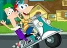 Jogar Phineas And Ferb Crazy Motorcycle - Desenhos Animados