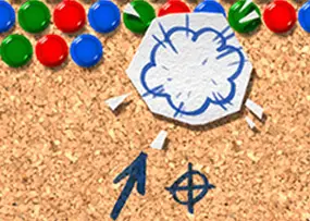 Pinboard Bubble Shooter