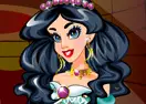 Princess Jasmine Facial Makeover