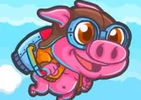 Jogar Rocket Pig - Tap to Fly