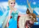 Jogar Rudolph and Elsa in the Frozen Forest