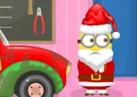 Jogar Santa Minion Christmas Car