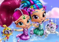 Jogar Shimmer and Shine Dress up