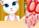 Talking Angela Foot Injury
