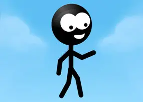 Trampoline Stickman